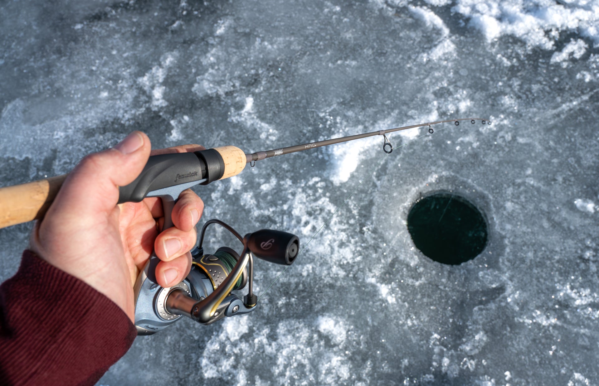 HMG Ice Rod in action