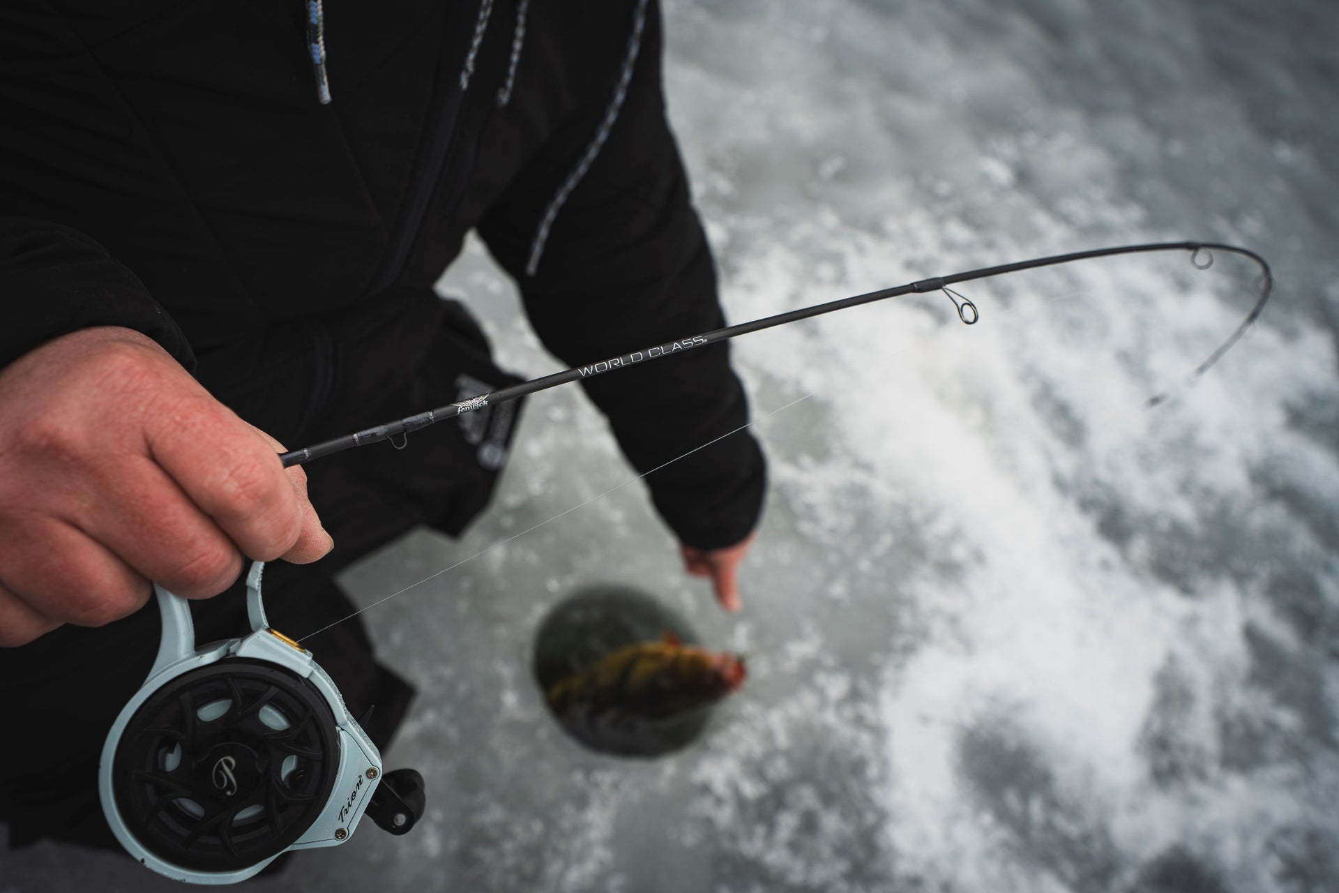 World Class Ice Rod in action