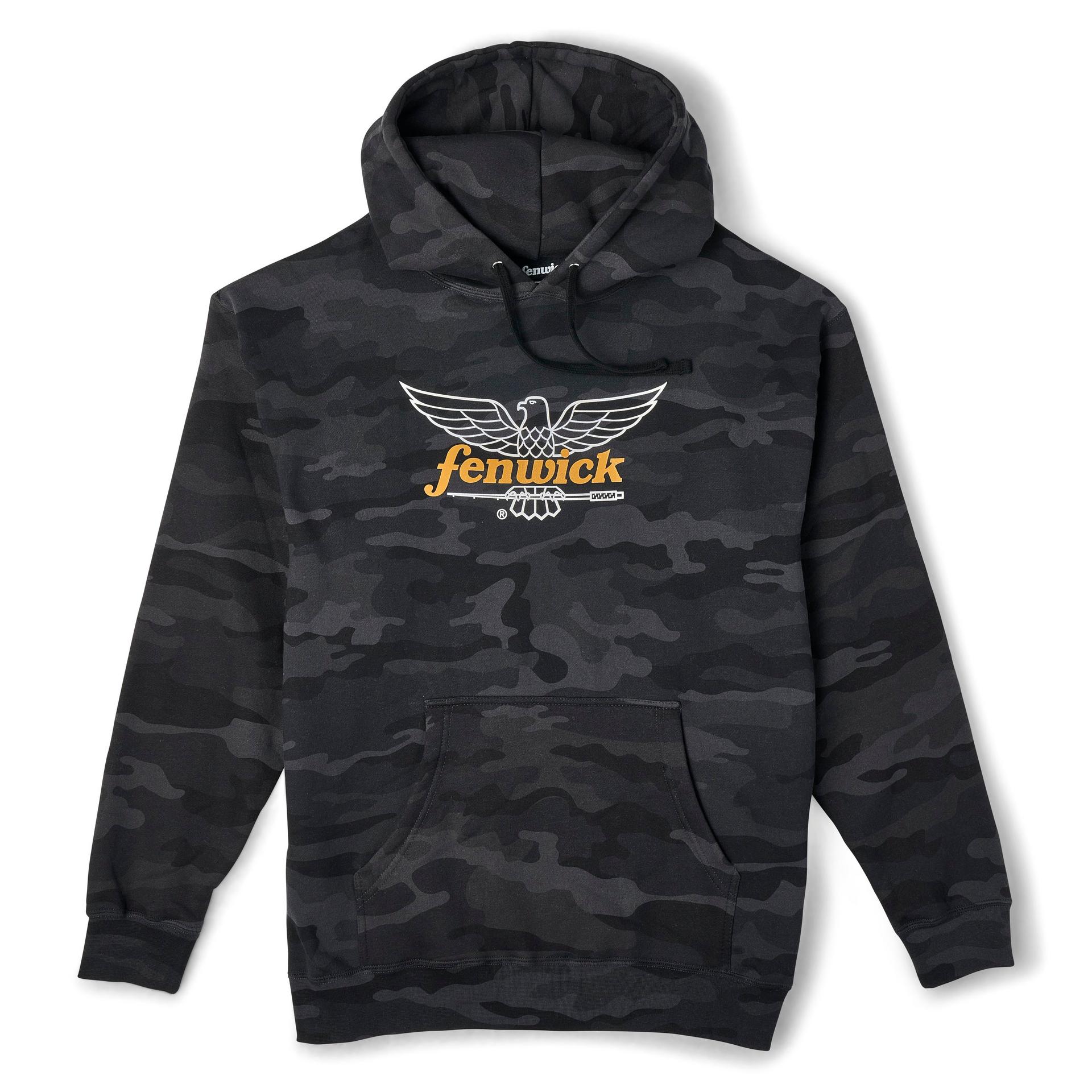 Logo Camo Pullover Fleece Hoodie